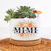 IZI POD Personalized Wildflowers Mimi and Grandkids Plant Pot, Custom Grandma Flower Pot, Personalized Gift for Grandma Pot, Mothers Day Christmas Birthday Gifts for Grandma Mom Nana Grandma Gifts view 1