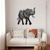 DEKADRON Elephant Metal Wall Art, Elephant Gifts, Elephant Metal Wall Decor, Home Office Decor, Indoor Outdoor Wall Sign, Outdoor Farmhouse Art (*35" W x 25" H / 90x63cm) view 3