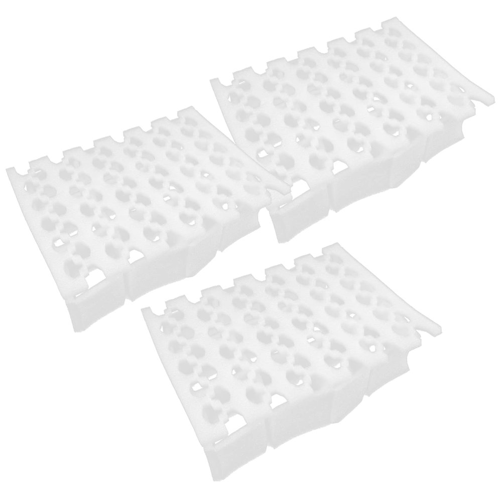Happyyami 3 Sets Moving Transport Package Liner Garden Use Fruit Cushion Fruit Wrapper Pearl Wool Fruit Cushion Protective Fruit Protection Pad Supplies Nut Pearl Cotton White Shockproof