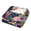 AMAPARK Personalized Blanket Customized Blankets with Picture Collage Custom Gifts for Mother Father Christmas Halloween Thanksgiving Wedding Valentine's Day Gift, 3 Photos Collage - Style 2, 71"x91" view 3
