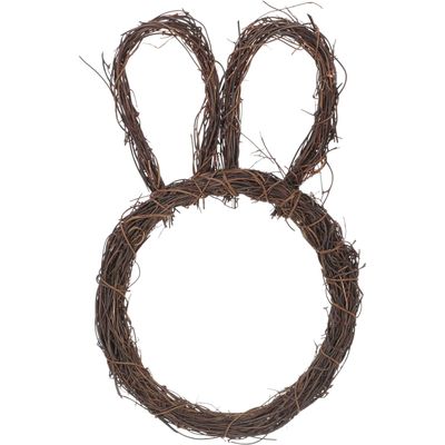 Adorable Hanging Rattan Garland Ornament Natural Woven Pendant Baby Shower Bunny Birthday Decorations Home Layout Decor