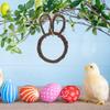 Adorable Hanging Rattan Garland Ornament Natural Woven Pendant Baby Shower Bunny Birthday Decorations Home Layout Decor view 3
