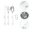 Yardwe Elegant Stainless Steel Camping 6pc Cutlery Kit for Outdoor Travel Easy to Carry view 2