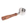 Coffee 51mm/2inch Bottomless Portafilter Compatible with DeLonghi ECOV311.GR/EC200.CD/EC330S/ECP35.31 Coffee Machine, Stainless Steel, Solid Wooden Handle, Free with Basket - Rosewood view 2
