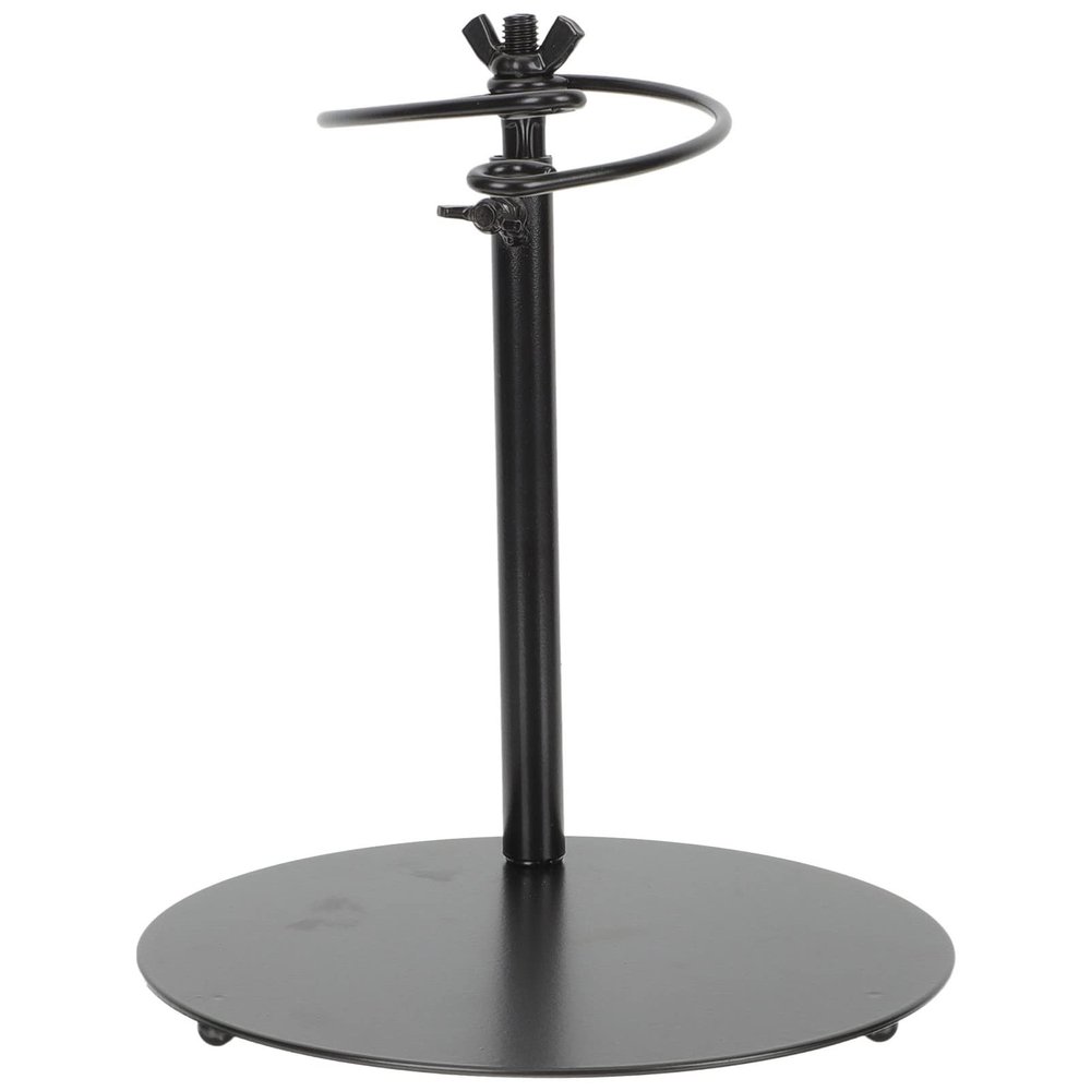 Adjustable Desktop Floral Bouquet Stand for Flower Shops, Iron Black