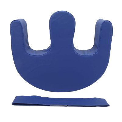 Asixxsix Patient Turning Device, Anti Decubitus Paralyzed Patient Turning Pillow U Shaped Multifunctional PU Leather Bedridden Elderly Turnover Device Bed Rest Nursing Tool (Blue)