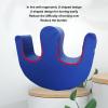 Asixxsix Patient Turning Device, Anti Decubitus Paralyzed Patient Turning Pillow U Shaped Multifunctional PU Leather Bedridden Elderly Turnover Device Bed Rest Nursing Tool (Blue) view 2