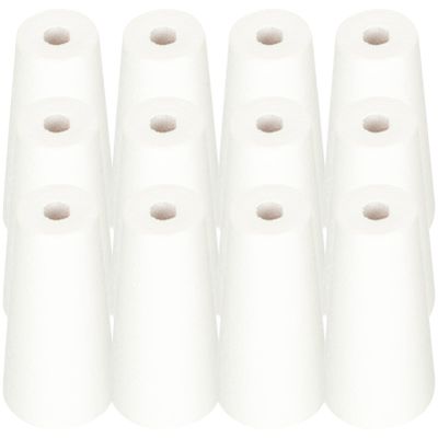 LIFKOME Window Blind Cord Knobs Wooden Pull Ends 12 Pack Hanging Ball Tassels 1.37X0.59X0.59 Inch for Curtain Decoration and Replacement