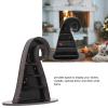 Crystal Display Shelf, Gothic Witch Hat Design Crystal Holder for Stones Display PVC Stone Shelf Display for Bedroom Office Table Witchy Decor Aesthetic view 2