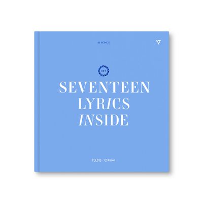 Seventeen Lyrics Inside Global Edition - Official Seventeen Merchandise, 10 Seventeen Songs Full Lyrics Interpretations, Kpop Merch, Seventeen Gift Idea for Carat