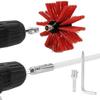 chimney sweep kit Chimney Power Sweeping Set, Chimney Brush Drill Powered Rotary Cleaning Sweeping Tool Kits With Dryer Lint Trap Brush, 6/9/12/15/18 Flexible Rods ( Color : 6 Rods , Size : 410mm ) view 2