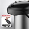 Airpot Thermal Coffee Dispenser with Pump,Thermal Hot Beverage Dispenser,Coffee Carafe Thermal Insulated Stainless Steel Large Beverage Dispenser Lever Action for Hot/Cold Water ( Color : Red , Size : view 2