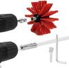 chimney sweep kit Chimney Sweep Kit, Chimney Brush Kit With 6/9/12/15/18 Rods, Rotary Chimney Cleaning Kit Driven By Drill, Chimney Cleaning Tool Kits For Sweeping Fireplace Flue ( Color : 12 Rods , S view 2
