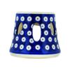 Polmedia Polish Pottery Heater - Blue Eyes Pattern Handmade in Boleslawiec Poland + Certificate of Authenticity view 2