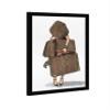 The Oliver Gal Artist Co. Fashion and Glam Modern Classic Paris Glamour Canvas Wall Art Bags, Bags, Bags- Orange Living Room Bedroom and Bathroom Home Decor 10 in x 15 in White and Brown view 2