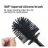 NOVOCE Toilet Brush with Holder, Silicone Brush Toilet Brush Cleaner for Bathroom Cleaning Supplies view 4