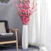 Ceramic Floor Large Vase 24 Inches Tall,White Modern Flower Tall Vases for Office, Home,Farmhouse,Living Room Dcor,Simple Origami Design Fall Decorative Porcelain Flower Arrangement Vase Ideal Gift view 1