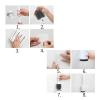 NOVOCE Toilet Brush Rubber Head Holder Cleaning Brush for Toilet Wall Hanging Household Floor Cleaning Bathroom Accessories (Color : On The Ground) view 4