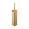 NOVOCE Toilet Brush with Holder Toilet Brushes and Holders Stainless Steel Handle Toilet Brush Set Bathroom WC Full Closed Toilet Brush Loo Brush (Color : Gold) view 1