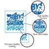 Baby Shark Theme Birthday Decorations -15Pcs Baby Shark Theme Photo Booth Props Set - Baby Shark Party Supplies for - Kids Theme Parties- Shark Theme Birthday Decorations by Indian Collectible view 3