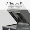 Pendaflex Stackable Drawer, Durable Plastic, Silicon Handles, Tinted Drawers, Single, Gray, 9" x 7" x 3.5", Medium, 1 Piece (41792) view 4