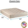DS Solutions USA Comfort Classic 2-Sided Gentle Firm Queen Mattress Only with Mattress Cover Protector view 2