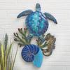 BLACK FOREST DECOR Coastal Sea Life Metal Wall Art view 1