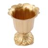 10PCs Gold Versatile Metal Wedding Centerpieces Vase(H: 5.5/ 14cm), Elegant Metal Flower Arrangement Stand, Tabletop Metal Flower Vase for Wedding Party Dinner Event Hotel Home Decor (Gold) view 3