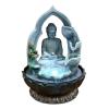 ARZARF Tabletop Waterfall Buddha Statue Waterscape Ornament Desktop Ornament Fountain Living Room Desktop Fountain with Feng Shui Ball Tabletop Water Fountain view 1