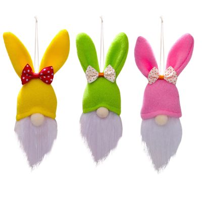 Ball Decorations Inflatable Home Doll Easter Decoration Bunny Faceless Pendant Decoration Hangs Stained Glass Patterns Birds