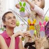 Ball Decorations Inflatable Home Doll Easter Decoration Bunny Faceless Pendant Decoration Hangs Stained Glass Patterns Birds view 3