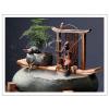 ARZARF Tabletop Waterfall Ceramic Water Device Desktop Decoration Fengshui Lucky Fountain Office Living Room Porch Tabletop Fountain Decoration Tabletop Water Fountain view 4