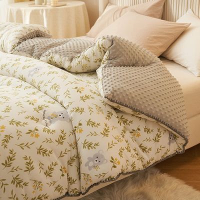 MHUQIA Goose Feather Down Comforter 70X78in4kg, Queen Size Winter Down Duvet, Thick Duvet Insert Cold Weather Sleepers, Extra Fluffy Comforter