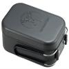 Captain Stag UH-4126 Mess Tin Aluminum Square Cooker, 1 Cup, with Graduations, Hard Anodized Finish, Black, 6.7 x 4.5 x 2.6 inches (170 x 115 x 65 mm) (Main Unit Only) view 4