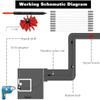 chimney sweep kit Chimney Sweep Kit, Chrome Button Locking System, Chimney Cleaning Kit, Chimney Brush, Chimney Cleaning Tool, Chimney Cleaning System With 6/9/12/15/18 Flexible Chimney Rods ( Color : view 4