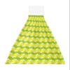 Abstract Modern Kitchen Hand Towels with Hanging Loops,Super Soft Fingertip Dry Microfiber Tie Dish Towel Absorbent Cleaning Washcloth for Bathroom,Kitchen Yellow Green Geometriy Lines Minimalist Art view 1