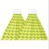 Abstract Modern Kitchen Hand Towels with Hanging Loops,Super Soft Fingertip Dry Microfiber Tie Dish Towel Absorbent Cleaning Washcloth for Bathroom,Kitchen Yellow Green Geometriy Lines Minimalist Art view 1