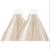 Country Rustic Stripes Kitchen Hand Towels with Hanging Loops,Super Soft Microfiber Dry Tie Dish Towel Absorbent Cleaning Washcloth for Bathroom,Kitchen Khaki White Geometric Line Luxurious Art view 1