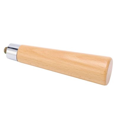 Zerodis M10 Wooden Coffee Filter Handle, Coffee Portafilter Replacement Handle Machines Replacement Grip Coffee Portafilter Flat Bottom Handle for Cafe Shop Home