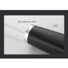 NOVOCE Toilet Brush Toilet Brush Modern Black Toilet Brush Holder Bathroom Wall Mounted Stainless Steel Toilet Brush Set Toilet Bowl Brush view 3