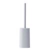 NOVOCE Toilet Brush Closed Toilet Brush and Long-Handled Base Toilet Brush Holder. The Design is Simple. Convenient Household Bathroom Toilet Brush Set Toilet Bowl Brush (Color : White) view 1