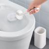 NOVOCE Toilet Brush Closed Toilet Brush and Long-Handled Base Toilet Brush Holder. The Design is Simple. Convenient Household Bathroom Toilet Brush Set Toilet Bowl Brush (Color : White) view 4