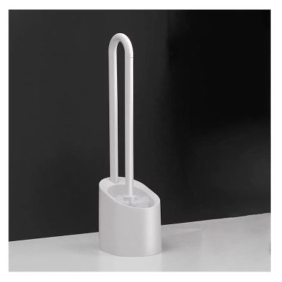 NOVOCE Toilet Brush Toilet Brush and Holder Set, 2 Pack WC Toilet Bowl Brush Cleaner Long Handle,Toilet Scrubber Brush for Bathroom Restroom Deep Cleaning Toilet Bowl Brush (Color : A)