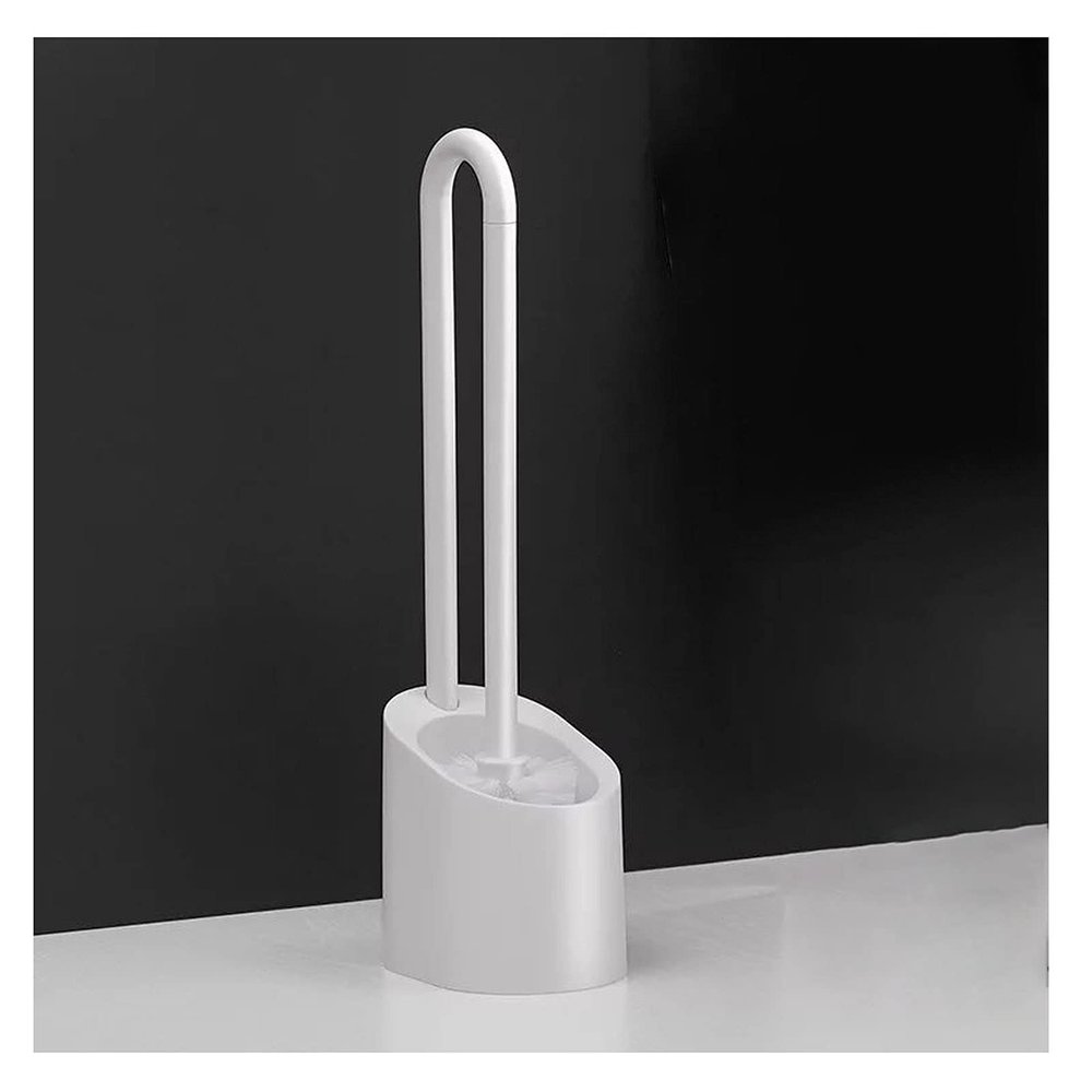 NOVOCE Toilet Brush Toilet Brush and Holder Set, 2 Pack WC Toilet Bowl Brush Cleaner Long Handle,Toilet Scrubber Brush for Bathroom Restroom Deep Cleaning Toilet Bowl Brush (Color : A)
