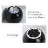 NOVOCE Toilet Brush Toilet Brush and Holder Set,Ceramics Bathroom BristlesCleaning Bowl Brush Kit with Tweezers White Black Toilet Bowl Brush (Color : B) view 4