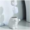Toilet Brush Toilet Brush Holder Creative Elephant Sculpture Toilet Cleaning Brush Bathroom Long Handle Soft Hair Cleaning Brush 360 No Dead end Toilet Bowl Brush Toilet Bowl Brush view 4