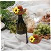 Wine Bottle Decorative Hat - 2Pcs Brown Felt Mini Hats for Party Decorations, Ideal for Birthdays Weddings and Gatherings, 3.14 Inch view 3