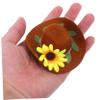 Wine Bottle Decorative Hat - 2Pcs Brown Felt Mini Hats for Party Decorations, Ideal for Birthdays Weddings and Gatherings, 3.14 Inch view 4
