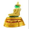 BUDDHO Emerald Buddha Statue Rainy 11" H. Meditation Thai Buddha Statue Room Decor Home Decor Buddha Statue for Home Small Gift Office Gift Sculpture Figurines view 3