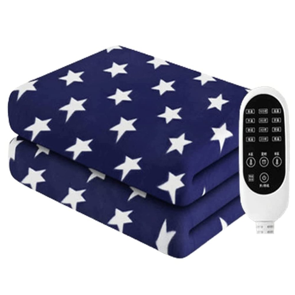 VNABO Electric Blanket Ultra Soft Cozy Auto Shut Off Electric Throw with 4 Heating Levels Heated Blanket Electric Throw